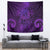 New Zealand Dream Catcher Tapestry Maori Koru Pattern Purple Version