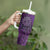 New Zealand Dream Catcher Tumbler With Handle Maori Koru Pattern Purple Version