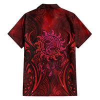 New Zealand Dream Catcher Hawaiian Shirt Maori Koru Pattern Red Version LT05 - Polynesian Pride