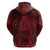 New Zealand Dream Catcher Hoodie Maori Koru Pattern Red Version