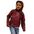 New Zealand Dream Catcher Kid Hoodie Maori Koru Pattern Red Version