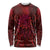 New Zealand Dream Catcher Long Sleeve Shirt Maori Koru Pattern Red Version