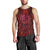 New Zealand Dream Catcher Men Tank Top Maori Koru Pattern Red Version