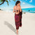 New Zealand Dream Catcher Sarong Maori Koru Pattern Red Version