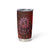 New Zealand Dream Catcher Tumbler Cup Maori Koru Pattern Red Version