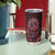 New Zealand Dream Catcher Tumbler Cup Maori Koru Pattern Red Version