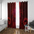 New Zealand Dream Catcher Window Curtain Maori Koru Pattern Red Version