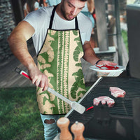 Hawaii Pua Kenikeni Lei Apron With Lau Maia Green LT05 - Polynesian Pride