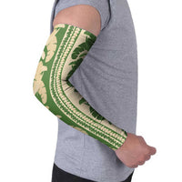 Hawaii Pua Kenikeni Lei Arm Sleeves With Lau Maia Green LT05 - Polynesian Pride