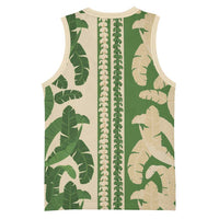Hawaii Pua Kenikeni Lei Basketball Jersey With Lau Maia Green LT05 - Polynesian Pride