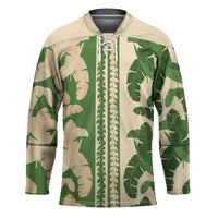Hawaii Pua Kenikeni Lei Hockey Jersey With Lau Maia Green