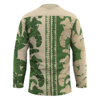 Hawaii Pua Kenikeni Lei Hockey Jersey With Lau Maia Green