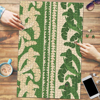 Hawaii Pua Kenikeni Lei Puzzle With Lau Maia Green LT05 Green - Polynesian Pride