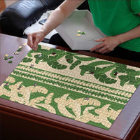 Hawaii Pua Kenikeni Lei Puzzle With Lau Maia Green LT05 - Polynesian Pride