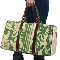 Hawaii Pua Kenikeni Lei Travel Bag With Lau Maia Green LT05 - Polynesian Pride