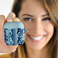 Hawaii Pua Kenikeni Lei AirPods Case With Lau Maia Royal Blue LT05 - Polynesian Pride