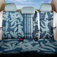 Hawaii Pua Kenikeni Lei Back Car Seat Cover With Lau Maia Royal Blue LT05 One Size Blue - Polynesian Pride