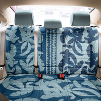 Hawaii Pua Kenikeni Lei Back Car Seat Cover With Lau Maia Royal Blue LT05 - Polynesian Pride