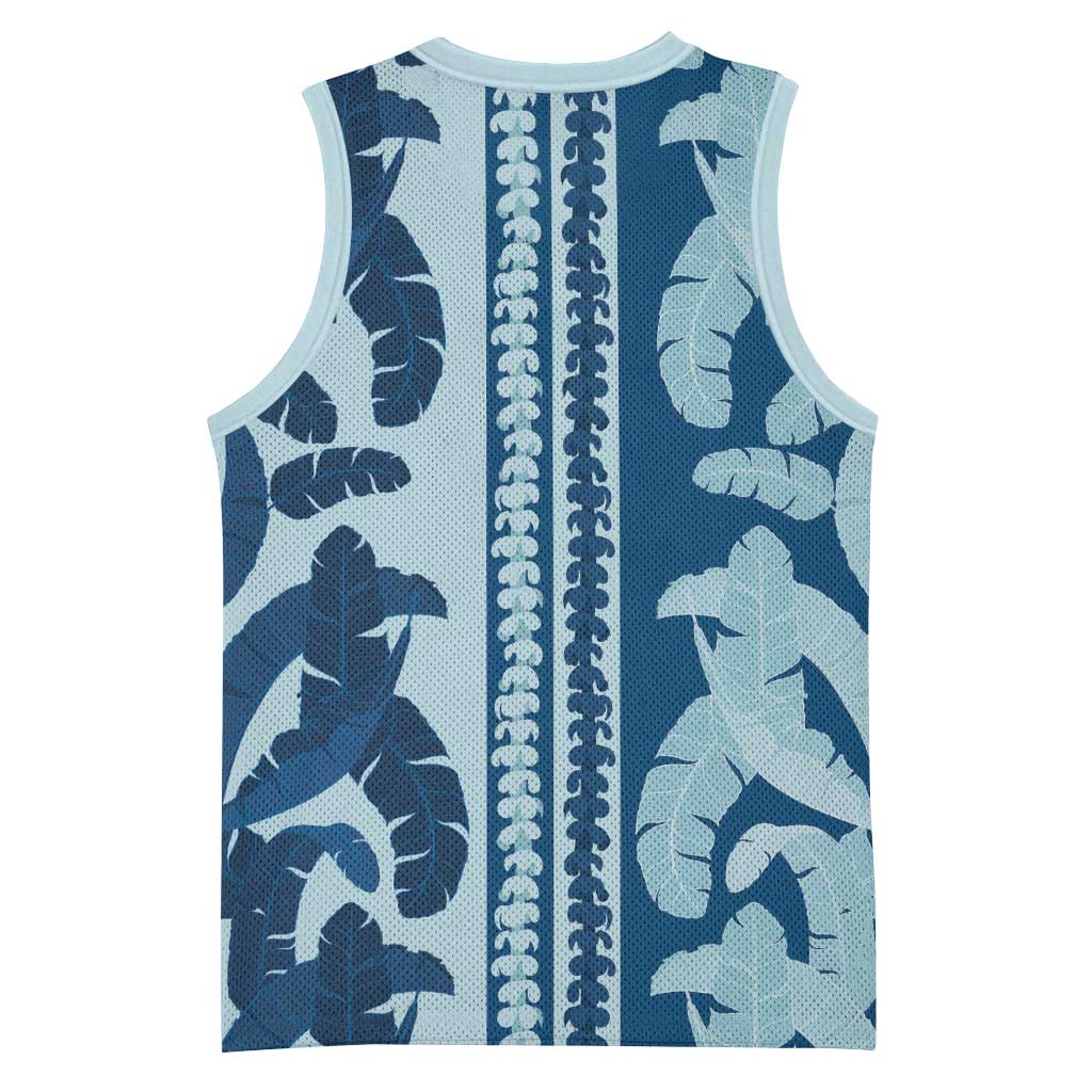 Hawaii Pua Kenikeni Lei Basketball Jersey With Lau Maia Royal Blue LT05 - Polynesian Pride