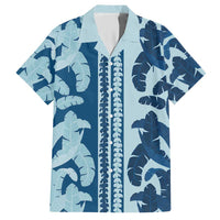Hawaii Pua Kenikeni Lei Hawaiian Shirt With Lau Maia Royal Blue LT05 Blue - Polynesian Pride