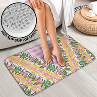 Hawaii Pikake Lokelani Plumeria Lei Bathroom Set Pink Palaka Motifs LT05 - Polynesian Pride