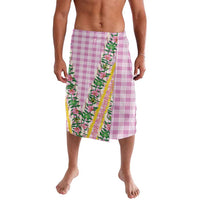 Hawaii Pikake Lokelani Plumeria Lei Lavalava Pink Palaka Motifs LT05 Pink - Polynesian Pride