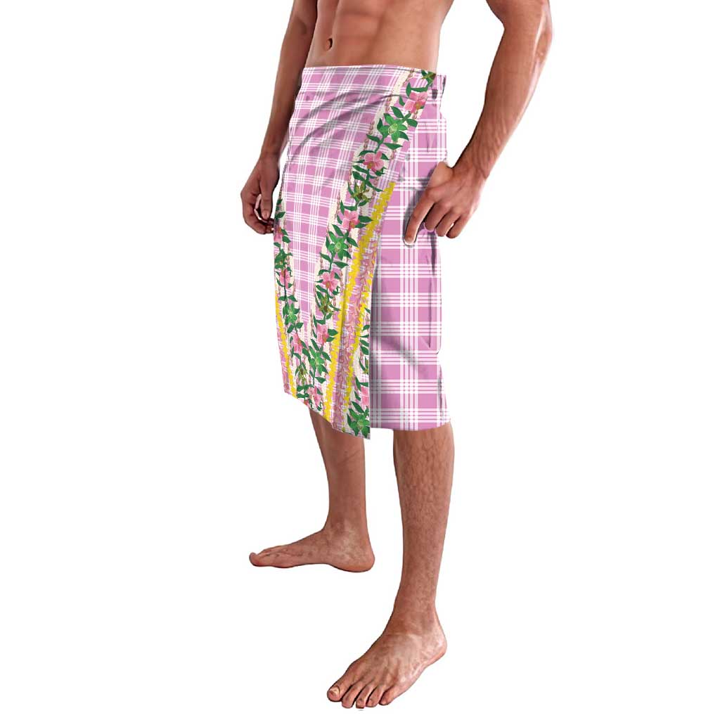 Hawaii Pikake Lokelani Plumeria Lei Lavalava Pink Palaka Motifs LT05 - Polynesian Pride