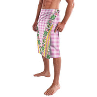 Hawaii Pikake Lokelani Plumeria Lei Lavalava Pink Palaka Motifs LT05 - Polynesian Pride