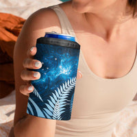 New Zealand Matariki 4 in 1 Can Cooler Tumbler Pigeon Kereru Maori Fern Art