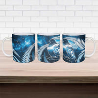 New Zealand Matariki Ceramic Mug Pigeon Kereru Maori Fern Art LT05 - Polynesian Pride