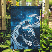 New Zealand Matariki Garden Flag Pigeon Kereru Maori Fern Art