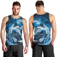 New Zealand Matariki Men Tank Top Pigeon Kereru Maori Fern Art