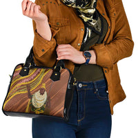 Hawaii King Kamehameha Shoulder Handbag Hawaiian Kakau Pattern With Leis LT05 - Polynesian Pride