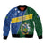Personalised Solomon Islands Independence Day Bomber Jacket With Coat Of Arms