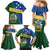 Personalised Solomon Islands Independence Day Family Matching Mermaid Dress and Hawaiian Shirt With Coat Of Arms