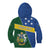 Personalised Solomon Islands Independence Day Kid Hoodie With Coat Of Arms