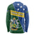Personalised Solomon Islands Independence Day Long Sleeve Shirt With Coat Of Arms