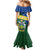 Personalised Solomon Islands Independence Day Mermaid Dress With Coat Of Arms