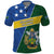 Personalised Solomon Islands Independence Day Polo Shirt With Coat Of Arms