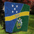 Solomon Islands Independence Day Quilt With Coat Of Arms