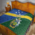 Solomon Islands Independence Day Quilt With Coat Of Arms