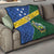 Solomon Islands Independence Day Quilt With Coat Of Arms