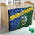 Solomon Islands Independence Day Quilt With Coat Of Arms