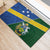 Solomon Islands Independence Day Rubber Doormat With Coat Of Arms