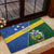 Solomon Islands Independence Day Rubber Doormat With Coat Of Arms