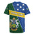 Personalised Solomon Islands Independence Day Rugby Jersey With Coat Of Arms