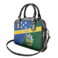 Solomon Islands Independence Day Shoulder Handbag With Coat Of Arms