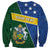 Personalised Solomon Islands Independence Day Sweatshirt With Coat Of Arms