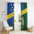 Solomon Islands Independence Day Window Curtain With Coat Of Arms