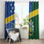 Solomon Islands Independence Day Window Curtain With Coat Of Arms